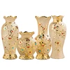 Europe Gold Ceramic Vase Home Decor Creative Design Porcelain Decorative Flower Vase For Wedding Decoration 6