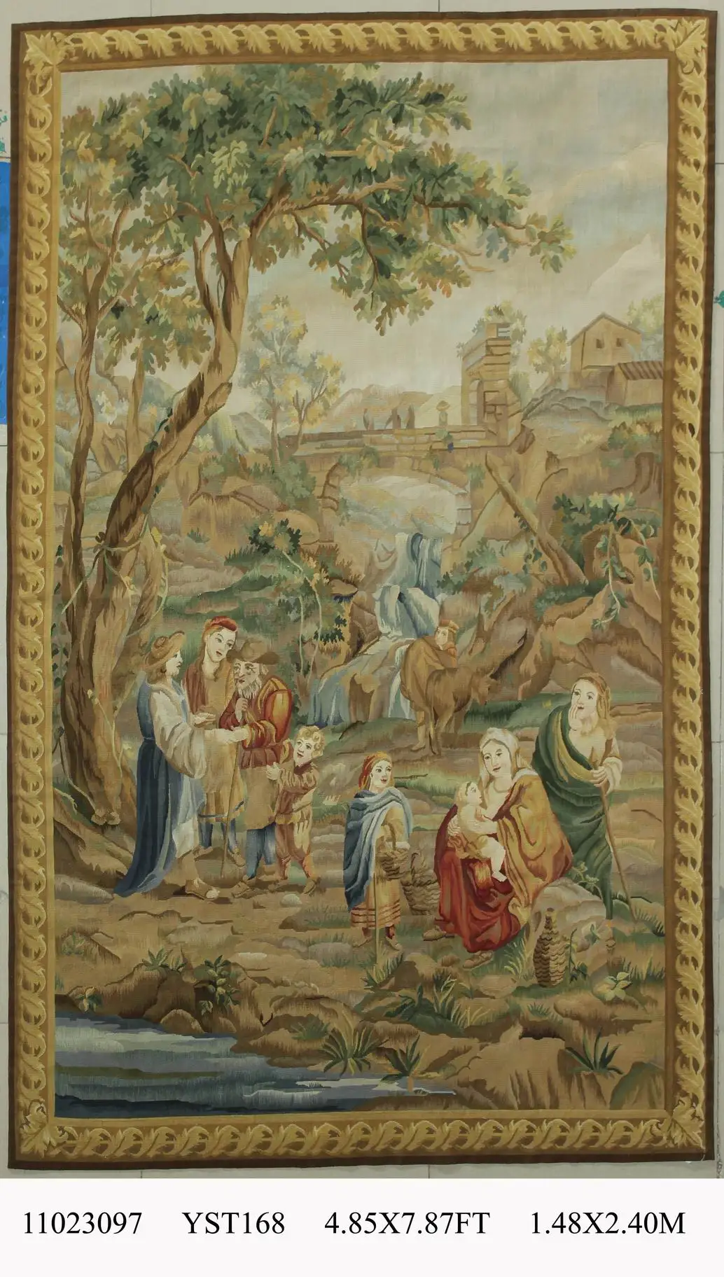 

Aubusson Tapestry Fashionable Household Decorates Circular Square Tapestry Mandala Bedding