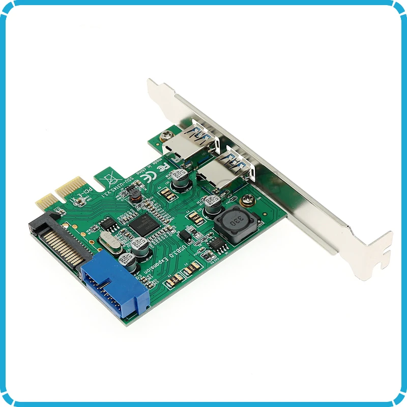 1 шт. супер скорость 2-Порты и разъёмы USB 3,0 19-pin USB3.0 PCI-E PCI Express карта PCI-E материнская плата 20 P 20-контактный разъем NEC Чипсет