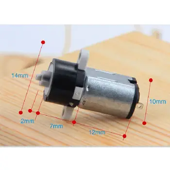 

3pcs DC Gear Motor Slowdown Motor 1.5-6V Micro Motors 300rpm Massage Product DIY Toy Car Ship Plane Model Motor