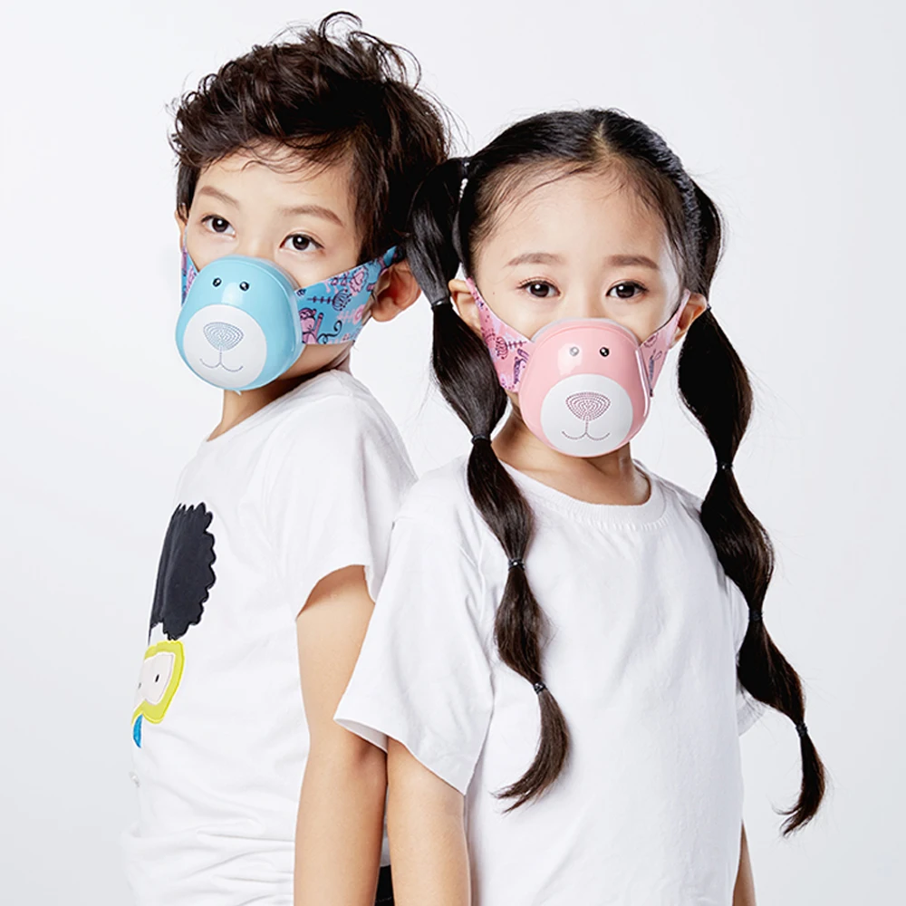 FA-603 воздуха Очищающая маска с защитой от детей электрическая маска респиратор PM2.5 анти-Туманная лицевая маска для детей; Одежда для мальчиков и девочек