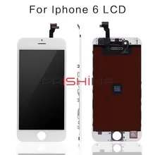10PCS /LOT for iPhone 6 LCD display Full Assembly with Screen Replacement Lens Pantalla Black WhiteScreen Replacement free DHL
