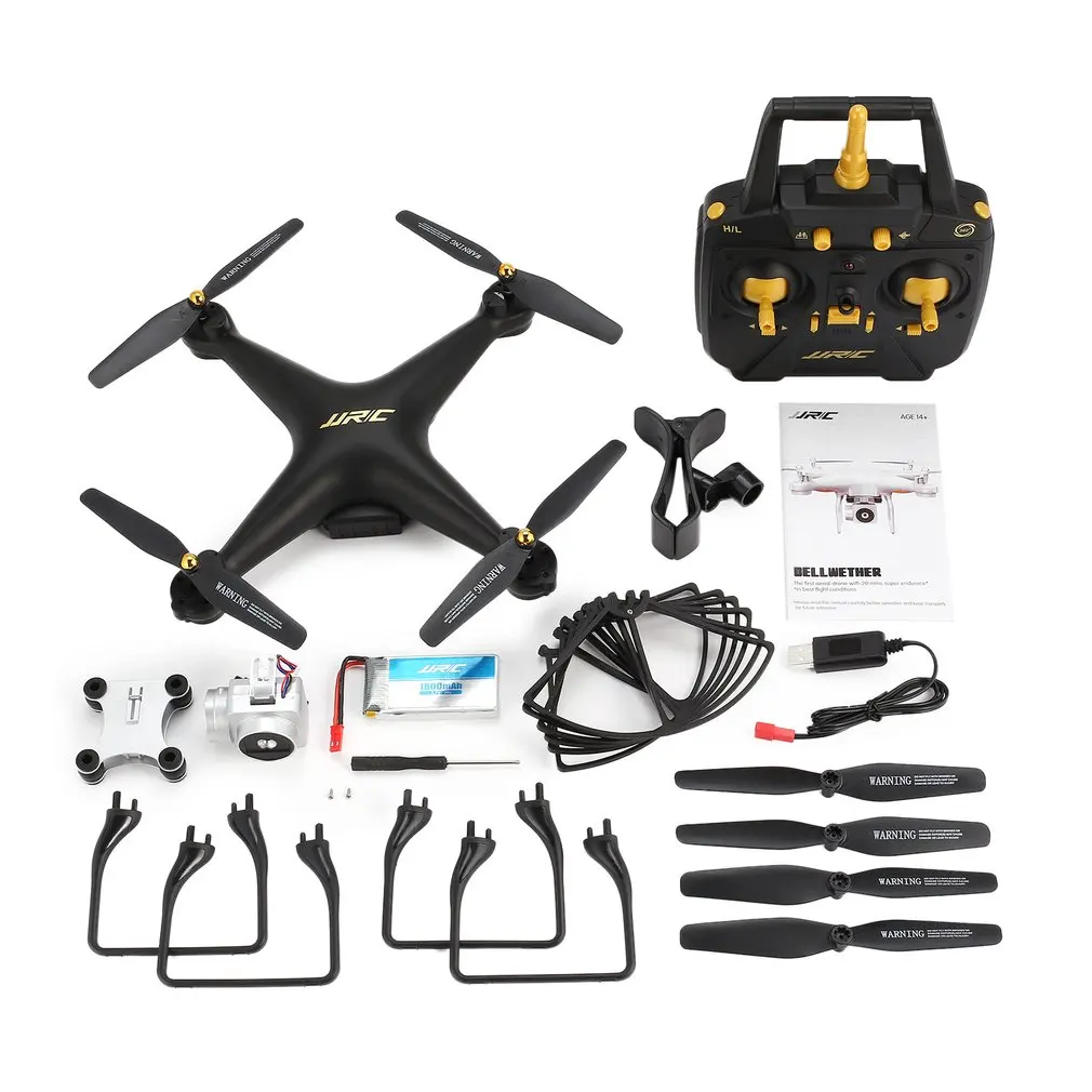 

JJR/C H68 RC Drone 2.4G FPV RC Quadcopter Drone with 720P HD Camera Altitude Hold Headless Mode 3D-Flip 20mins Long Flight Drone