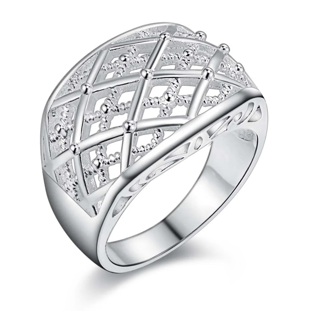 

0 Silver plated ring, silver fashion jewelry ring For Women&Men , /JZANWRJN SEGPICDV