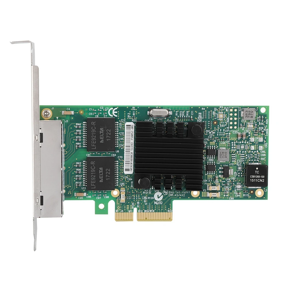PCI-Ex4 10 Мбит/с, 100 Мбит/с/1000 Мбит/с 4-Порты и разъёмы гигабайт; LAN; карта NIC сетевая карта для Intel i350-T4V2
