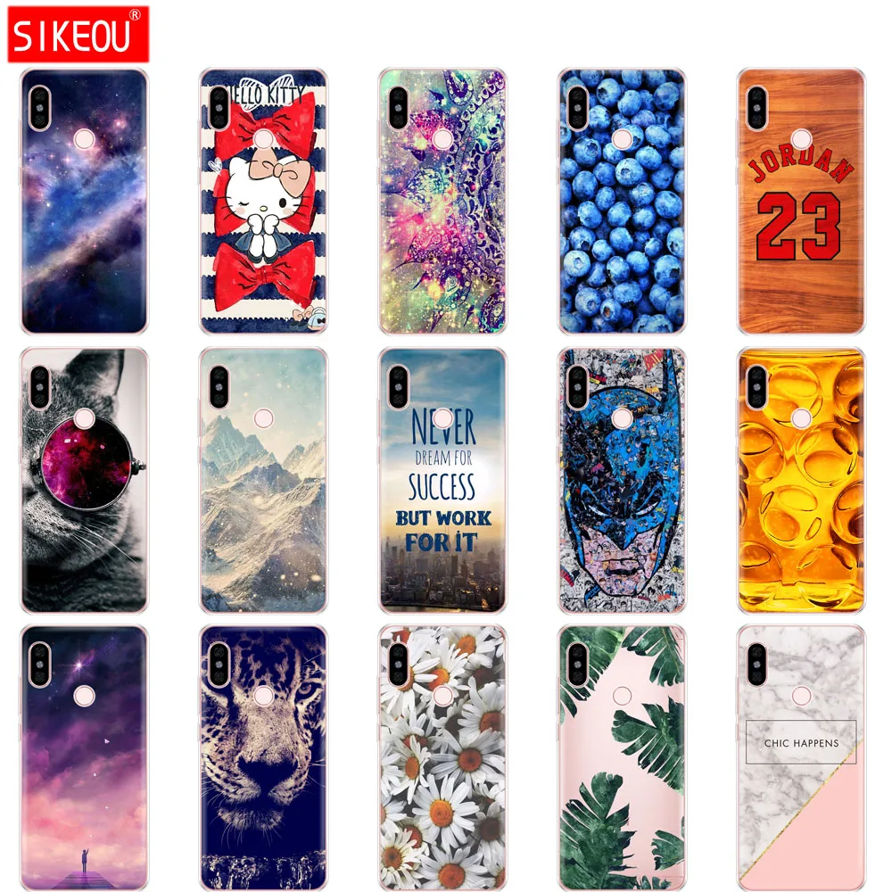 

silicone case For Xiaomi Redmi Note 6 Pro Case 6.26'' soft Cover For Xiaomi Redmi Note 6 Pro funda full 360 Protective coque bag