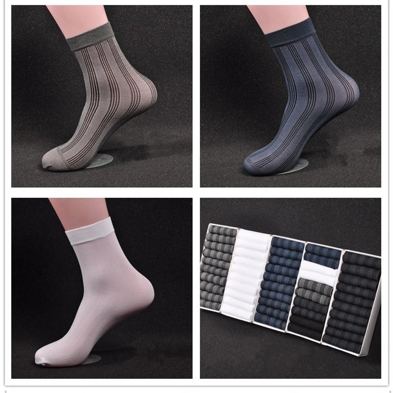 10pairs/box Summer Thin Men's Bamboo Fiber Short Socks Sweat Absorption Breathable Deodorant Male Soft Comfy Ankle New|Мужские носки|