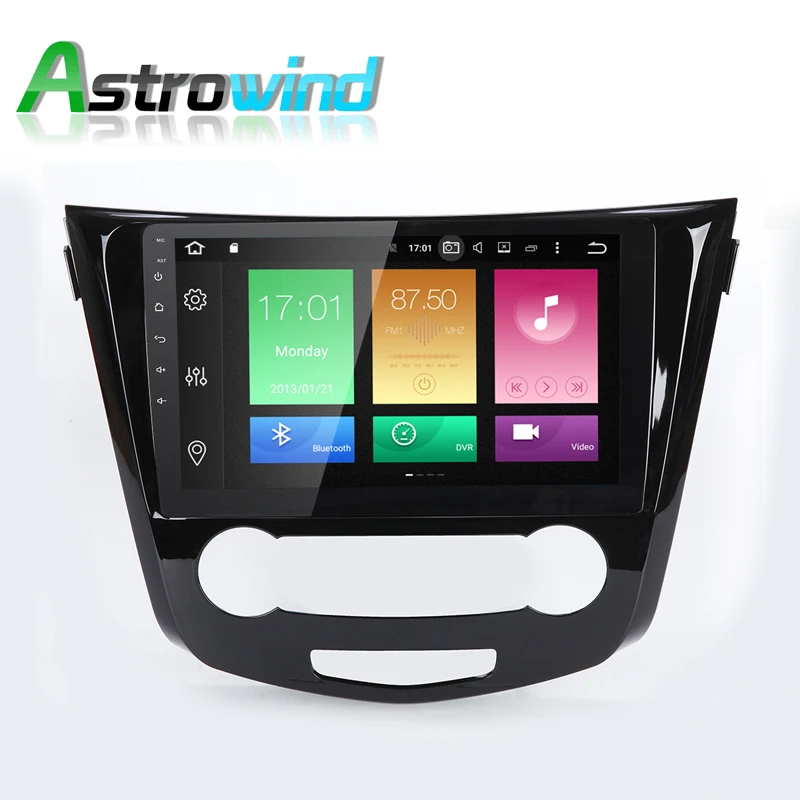 Sale Android 8.0 System Car DVD GPS Navigation System Car Media Stereo Radio Player for Nissan Qashqai 2016 Support OBD2 DVR DAB+ 1