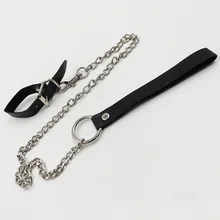 Leather Scrotum Leashes ball stretcher Cock And Ball Sex Toys Add Weight Adult Slave Penis For CBT Games