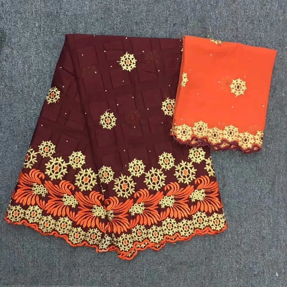 

African Swiss lace voile fabric cotton 100% without holes suitable for men and women shine high quality Wise Choice