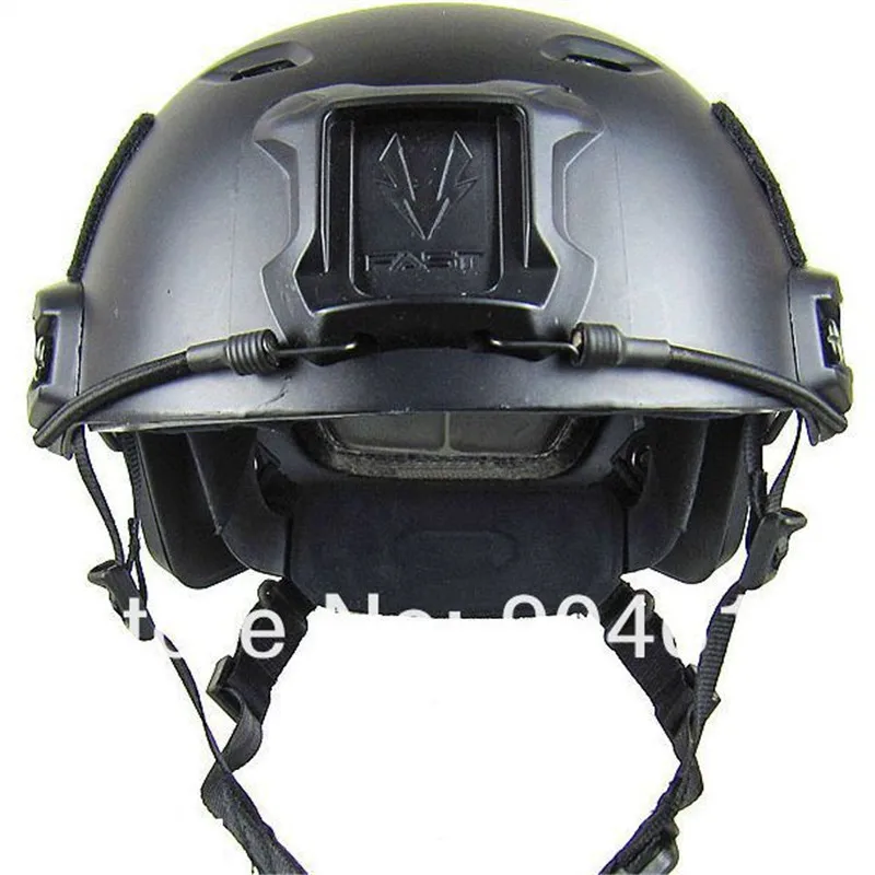 Мотоциклетный шлем страйкбол Быстрый Шлем для прыжков с парашютом Стиль шлем черный для страйкбол Охота Велоспорт Шлем