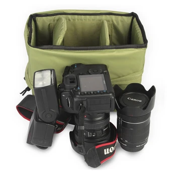 

Waterproof Video Liner Soft SLR/DSLR Cameras Lens Protective Inserts&Compartments Padded Camera Inner Folding Divider Case