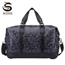 2018Модные военная камуфляжная вещевая сумка из искусственной кожи Мужские дорожные высоко-качественные сумки путешествий