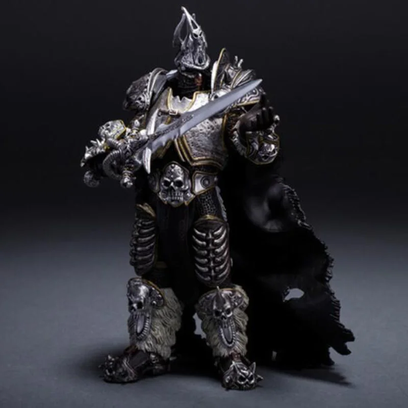 

7 inches Toys DC7 Game WOW Fall Of The Lich King Arthas MENETHIL PVC Anime Action Figure Model F Children Fans Birthday Gift