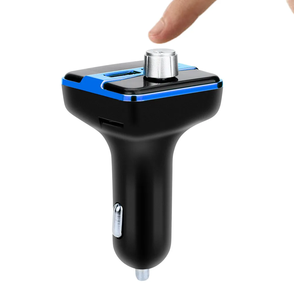 Новое поступление Топ бренд Bluetooth FM передатчик с ЖК-дисплеем беспроводной MP3 TF радио адаптер USB зарядное устройство автомобильный комплект автостайлинг