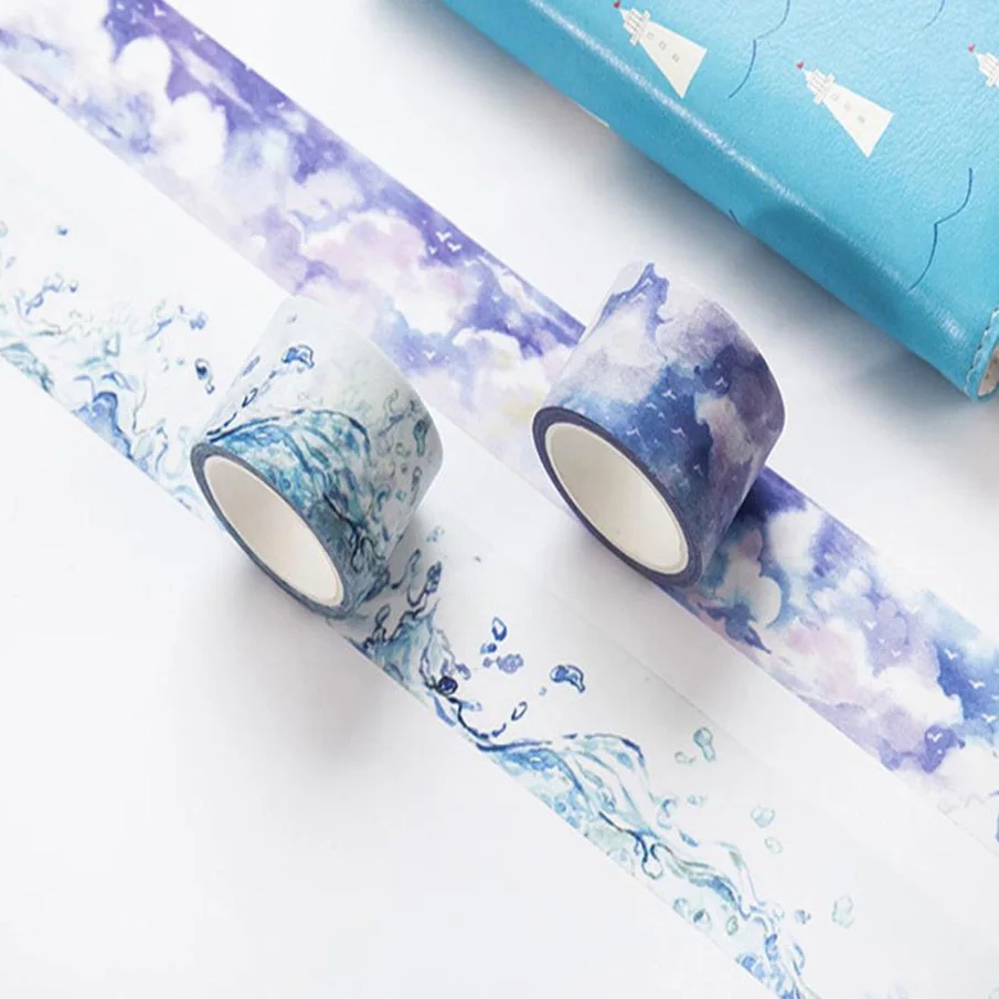 Ishowtienda Diy Mini Wall Stick Color Tapes Decorative Adhesive