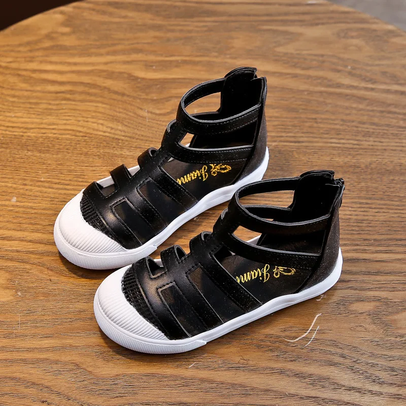 2019 детские женские римские сандалии вырезы Летние гладиаторы обувь детская