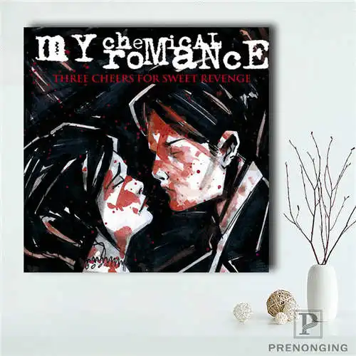 Пользовательские my chemical romance# плакат Печатный постер ткань настенное искусство для декора гостиной#19-01-15-196