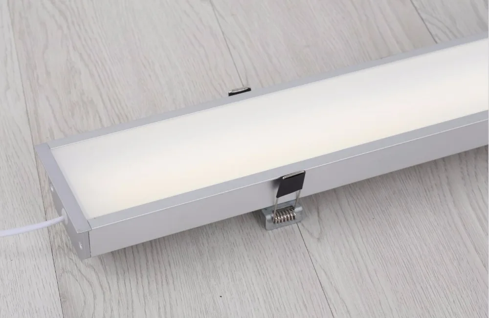 Linear com Clipes de Montagem Livre Shiping Led Recesso Luz Linear Linear Levou Luminária Lâmpada Led 6 Cheap Luzes LED p bar