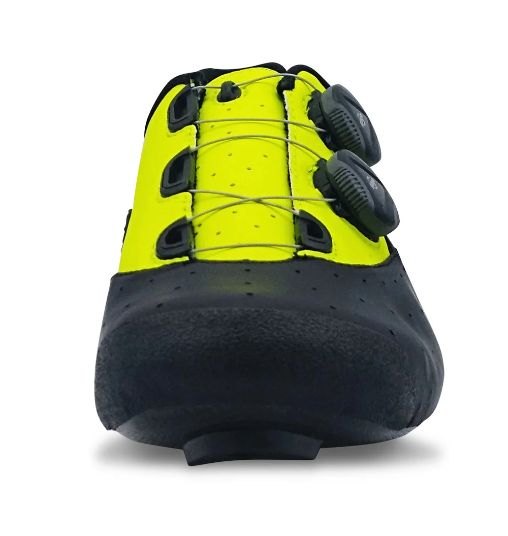 City Cycling C4 черная желтая обувь шоссейная велосипедная обувь углеродная велосипедная обувь