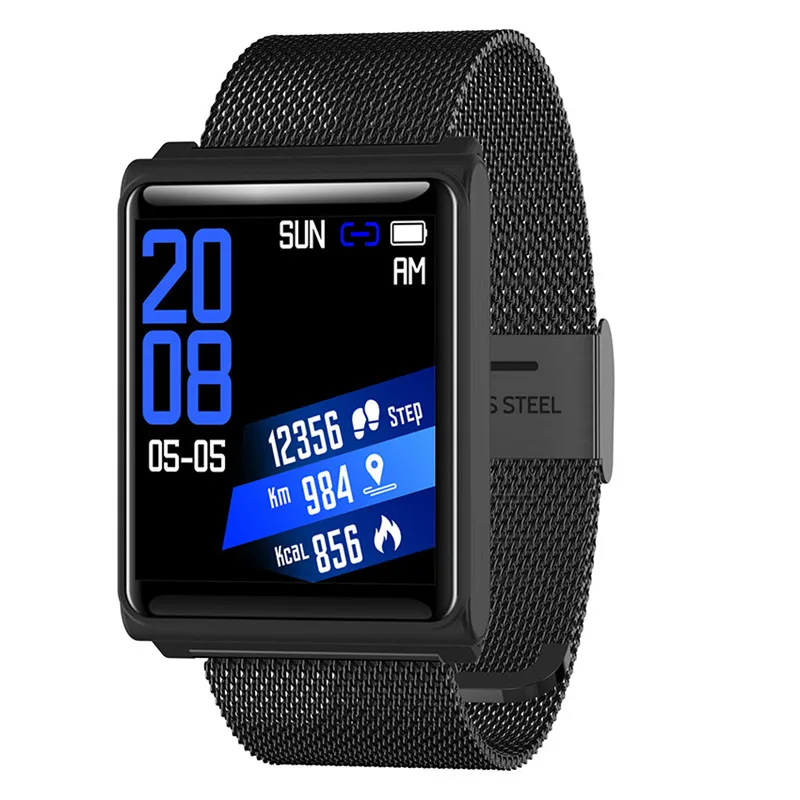 Smart Bracelet N98 Fitness Tracker Smart Wristband Heart Rate Monitor Blood Pressure Smart Band Watch for IOS Android Phone