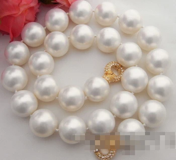 

03092 White Sea Shell Pearl Necklace