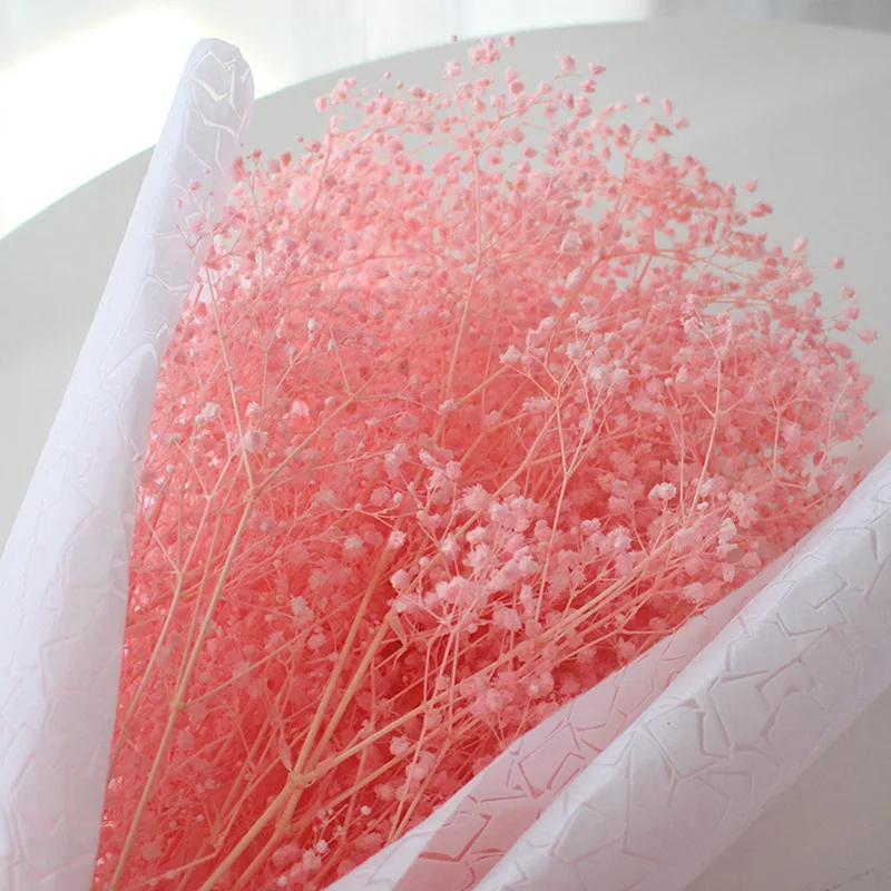 FUNNYBUNNY высушенные детские цветы, высушенные Гипсофилы, сушеные пшеничные стебли(естественное дыхание младенцев - Цвет: pink