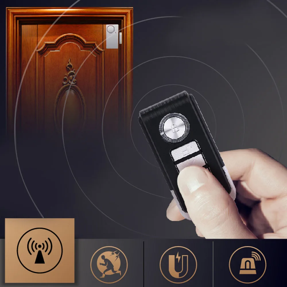 Дверная оконная сигнализация, системы безопасности, домашняя беспроводная сигнализация, противоугонная безопасность, домашний пульт