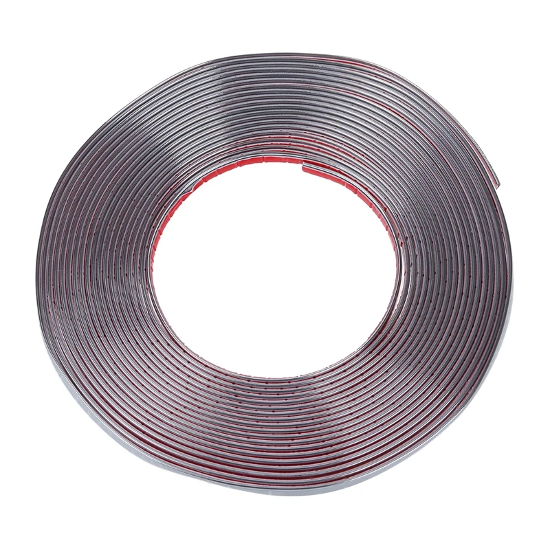 

Car Decorative Chrome Moulding Trim Strip Silver Tone 15M x 10mm