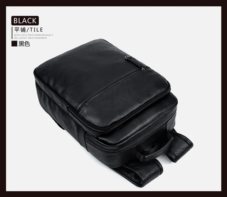 Crossten модный мужской рюкзак высокого качества из искусственной кожи для ноутбука, Мужская школьная сумка, кожаный мужской рюкзак, рюкзак, черный, коричневый