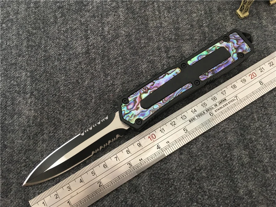 

BENYS Version Abalone Shell Tactical D/E Fixed Blade Knife