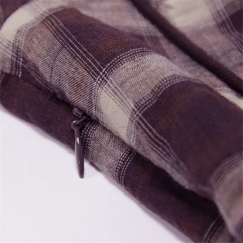 Vintage Embroidery Plaid Women Dress 2017 Autumn Vestido Femininos Cotton Long Sleeve Dress Plaid Patchwork O neck Women Dresses (17)