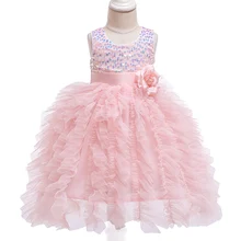 Г. Летнее платье-пачка принцессы с блестками для маленьких девочек; Пышные свадебные платья для маленьких девочек; Детский костюм; От 1 до 5 лет
