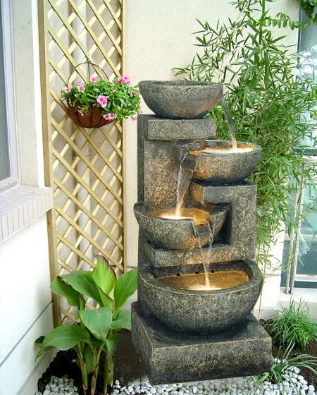 European Household Creative Craft Indoor Water Fountain Courtyard European Household Creative Craft Indoor Water Fountain Courtyard Balcony Floor Furnishing Accessories Living Room Large Rockery On Aliexpress Alibaba