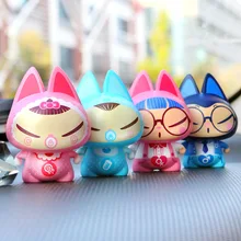 CHSKY авто аксессуаров из ПВХ приборной панели автомобиля украшения милые пары Симпатичные декомпрессии приборной панели автомобиля игрушки модные подарки для пары