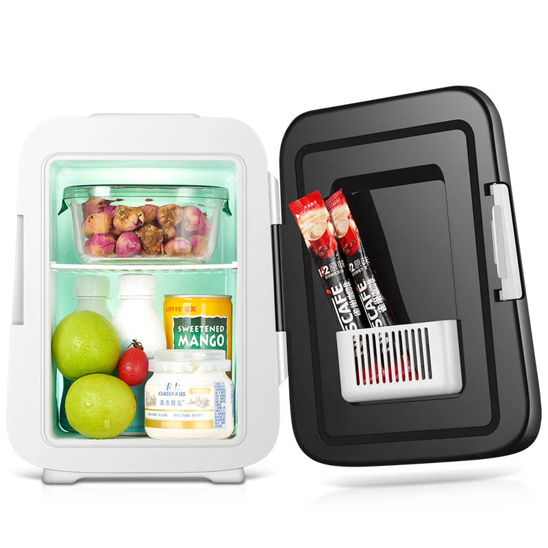 

4L Car Mini Fridge Small Household Renting Cooling Student Bedroom Dormitory Mask Cosmetics Refrigerator