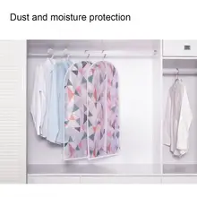 Чехол для одежды для защиты от пыли 3 размера дышащий тип застежки-молнии чехол для костюма PEVA подвесной костюм чехол для одежды для защиты от пыли#5115