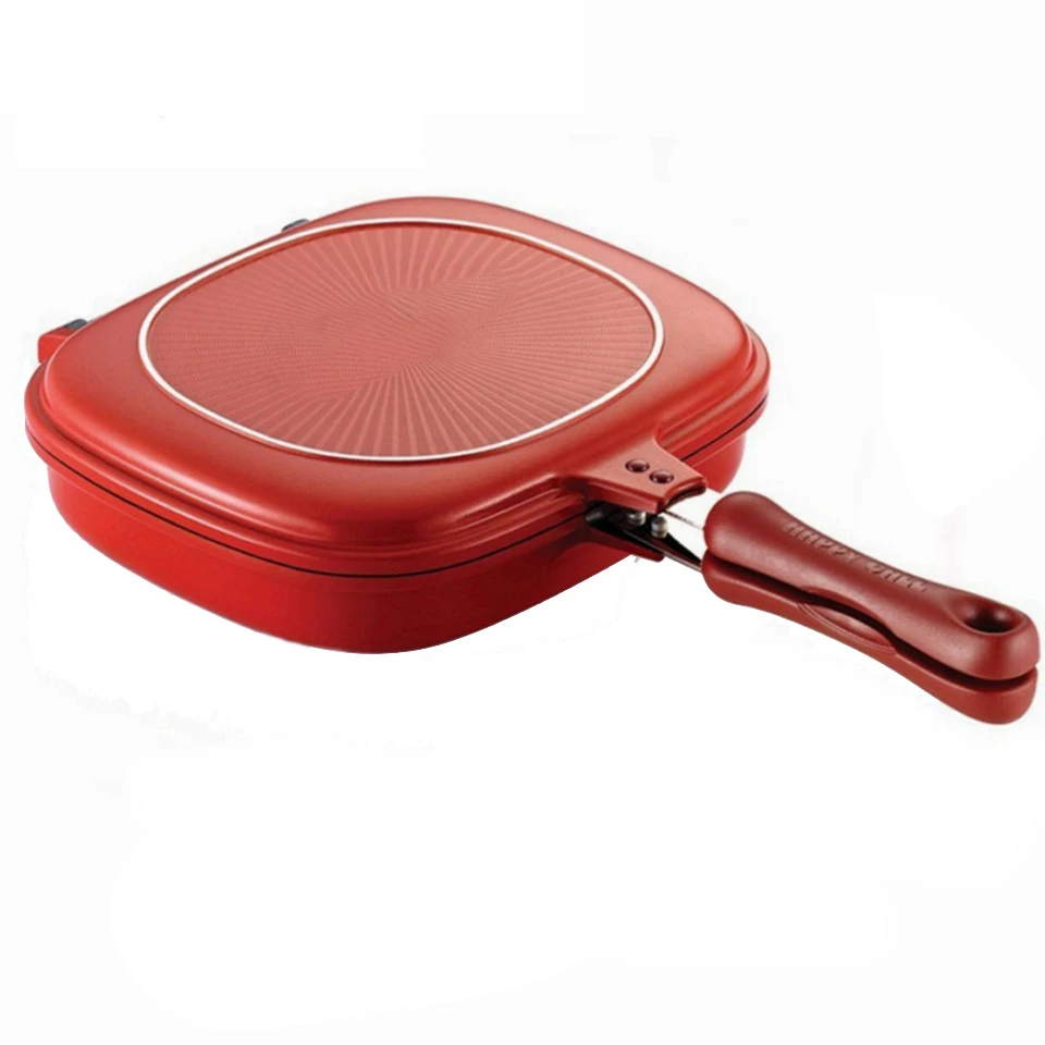 28cm Stainless Steel Double Sided Grill Pan