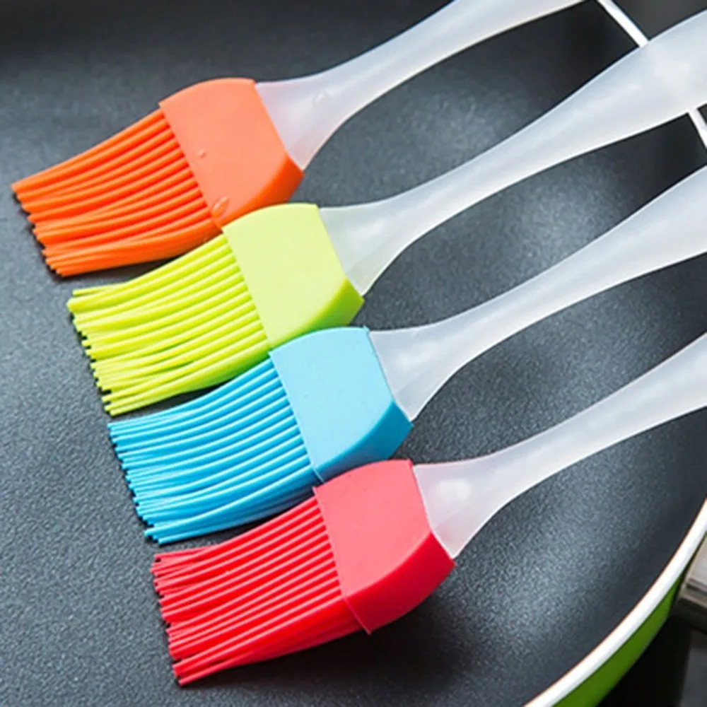 

Easy To Clean Soft Silicone Baking Bakeware Bread Cook Pastry Oil Cream BBQ Tools Basting Brush Kitchen Utensils