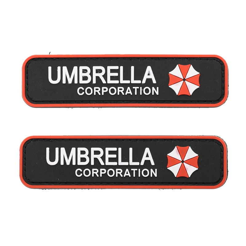 

Mini Version Biohazard Protection Umbrella 3D PVC Embroidery Patch Tactical Badge Armband Clothing Backpack Hat Decoration