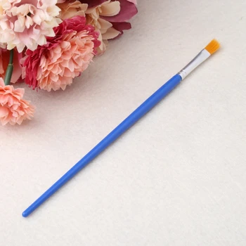 

2020 New 5Pcs Flat Painting Brushes Set Artist Nylon Hair Watercolor Acrylic Oil Drawing