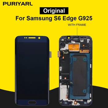 

AAA Original Ecran LCD Display For Samsung Galaxy S6 Edge G930F LCD Touch Screen Replacement Digitizer Assembly Super AMOLED