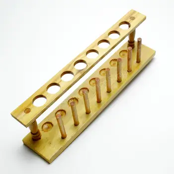 

8-Holes,20mm,Wooden Lab Test Tube Rack Holder,Laboratory Support Burette Stand