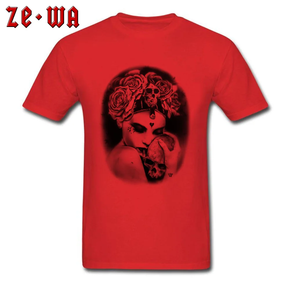 November 100% Cotton Fabric T Shirts for Men Short Sleeve Casual Tops Tees Retro Summer Crew Neck Clothing Shirt Normal November red