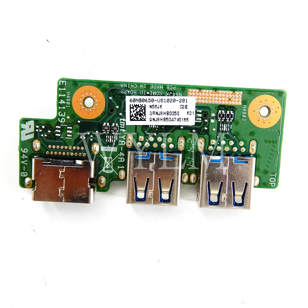N56JK For ASUS N56J N56JK N56JN N56JR HDMI BOARD IO BOARD USB board Interface Board Tested Well Motherboard