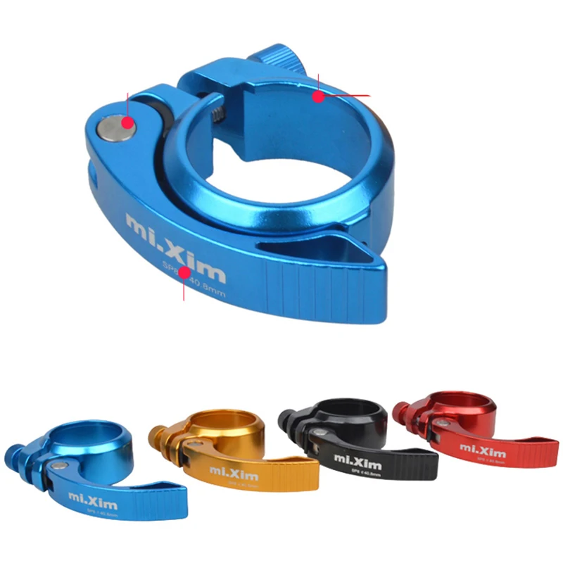 Quick Release Clamp 40.5mm Bicycle Seat Post Clamp Mountain Bikes Quick