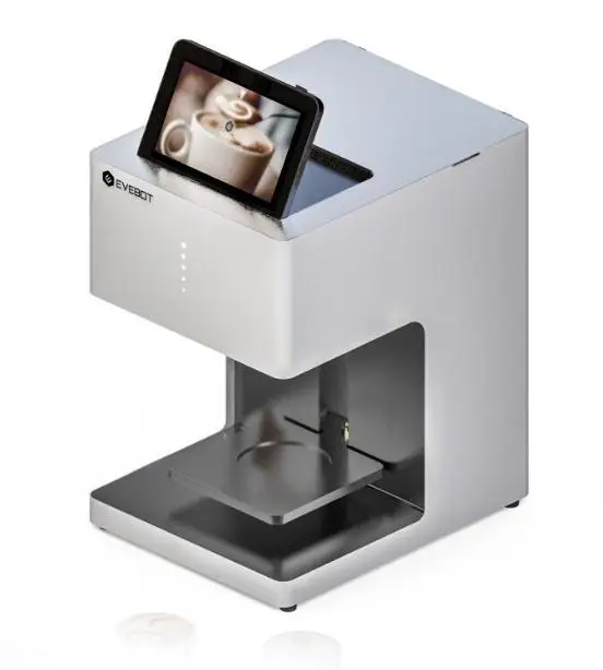 Factory art design beverage biscuit cream cookies food 3d printer selfie coffee latte wifi printing machine fantasitc