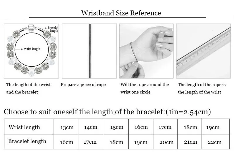 wristband size