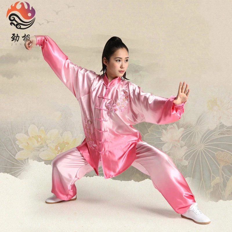 Женская одежда с вышивкой Wushu Tai chi костюм Taijiquan весенняя для кунг фу|kungfu clothing|tai