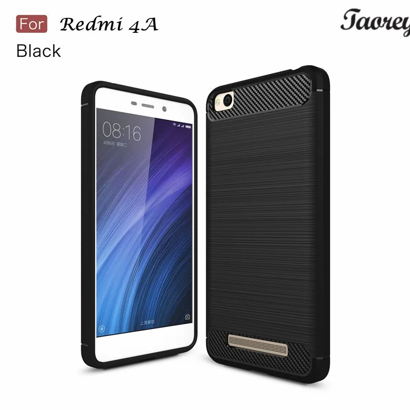 Taorey For Xiaomi Redmi 4A Rugged Armor Carbon Fiber Texture Brushed Soft TPU Case Back Cover For Xiaomi Redmi 4A case (14)